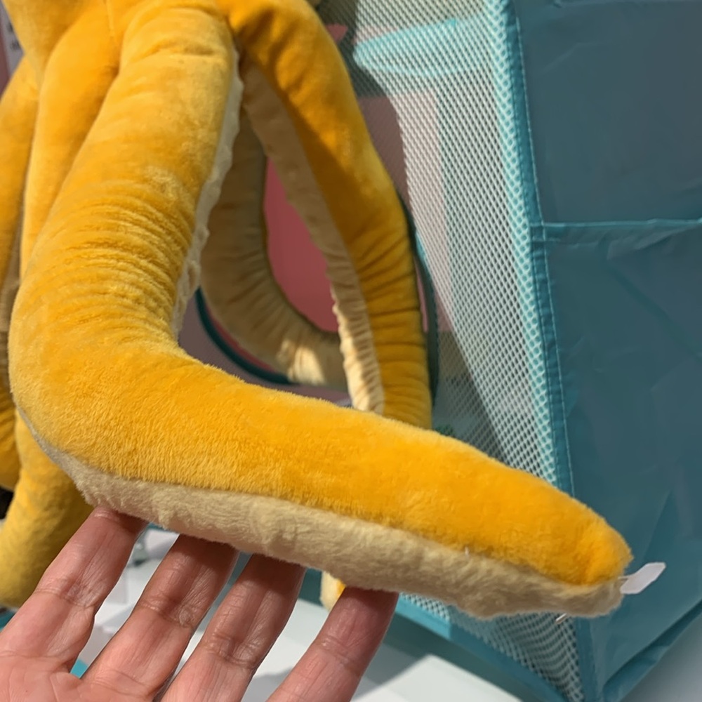 Yellow Plush Octopus Home Accent - Picture 4 of 4